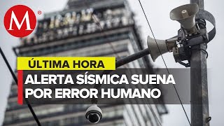 Alerta sísmica se activa por error en algunas zonas de CdMx [upl. by Eugenio]