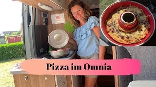 PIZZA im Omnia Backofen  Kochen im Wohnmobil 16 [upl. by Trahurn]