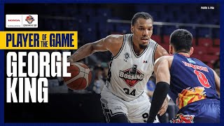 George King TALLIES 64 POINTS for Blackwater vs ROS  PBA SEASON 49 GOVERNORS’ CUP  HIGHLIGHTS [upl. by Eeruhs]