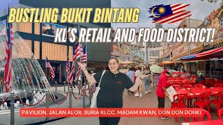 KL’s Must Visit Gems Pavilion Jalan Alor Suria KLCC amp Don Don Donki  Exploring Bukit Bintang [upl. by Brietta]