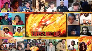 Luffys Red Roc Vs Kaido Reaction Mashup  One Piece Episode 1015 [upl. by Keel]