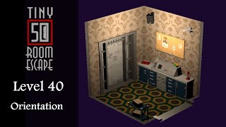 50 Tiny Room Escape Level 40 Walkthrough [upl. by Ellebana]