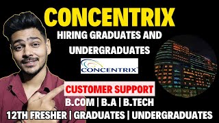 Concentrix Hiring Graduates and undergraduates  Customer support jobs 2024  Concentrix Gurgaon [upl. by Doomham]