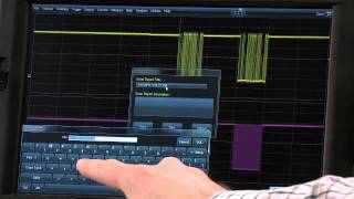 Teledyne LeCroy WaveRunner 6 Zi LabNotebook functionality with SuperKnob [upl. by Aldo]