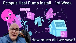 Octopus Energy Heat Pump installation  Week 1  The numbers are in [upl. by Rodnas]