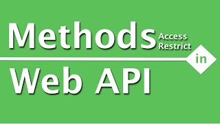 WebAPI Interview Questions amp Answers  Restrict access to methods with specific HTTP verbs [upl. by Betthezul]