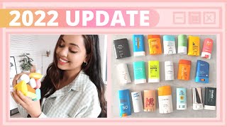 2023 UPDATE  20 KOREAN SUNSCREEN STICKS AFTER 10 MONTHS ☀️ [upl. by Uolymme]