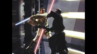 Star Wars Episode I  The Phantom Menace The Death of Darth Maul  ObiWan promise 4K ULTRA HD [upl. by Salis]