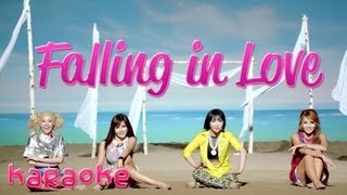 2NE1  Falling In Love karaoke [upl. by Aleydis349]