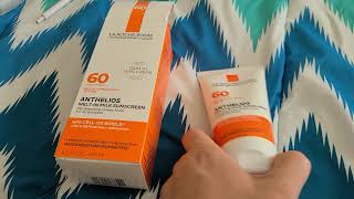 La RochePosay Anthelios MeltIn Milk Body amp Face Sunscreen Review The Best Sunscreen on the Market [upl. by Ennahtebazile]