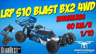 LRP S10 BLAST BX2 4W BUGGY RC CAR BRUSHLESS REVIEW UNBOXING RUN TEST GEARBEST [upl. by Pardew127]