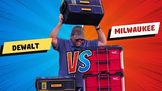 Dewalt Tough System 20 vs Milwaukee Packout 2 Drawers toolbox [upl. by Andrei]