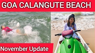 Goa Calangute BeachGoa beach vlog Goa Tour Guide  Goa Vlog  Traveling Blog [upl. by Pinzler]