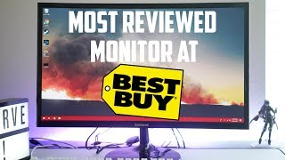 Samsung C24F390 CF390 Monitor Review A Budget Curved Monitor [upl. by Alyel]