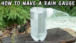 How To Make a Rain Gauge Summer STEM Project [upl. by Nyer]