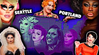 Drag Race Geography Mapping Out RPDR Winners By City  Mangled Morning [upl. by Eniak]