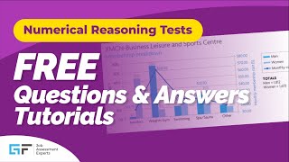 Numerical Reasoning Test Practice Questions amp Answers 202425  5 Worked Solutions amp Tutorial [upl. by Saberhagen]