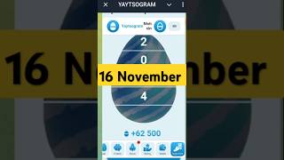 Yaytsogram 16 November Cipher Code  Today Yaytsogram Cipher Code yaytsogram airdrop chiphercode [upl. by Austine]