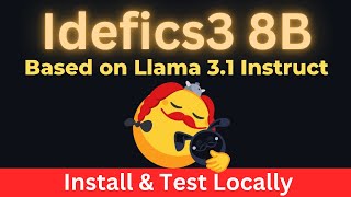 Idefics38B Llama3  High Quality Multimodal Model  Install Locally [upl. by Aehta]