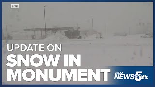 Monument snow update [upl. by Clements]