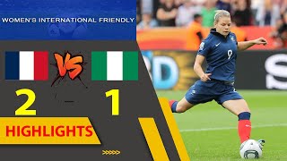 France vs Nigeria Highlights amp All Goals  Women International Friendly  1122024 [upl. by Eenot768]