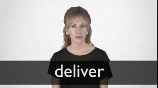 How to pronounce DELIVER in British English [upl. by Bobby]