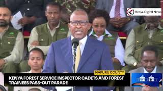 Listen to CS Aden Duales Great Remarks during KFS Inspector Cadets ampForest Trainees PassOut Parade [upl. by Adnirak]