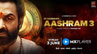 Ek Badnaam… Aashram Season 3  Official Trailer  Bobby Deol  Prakash Jha  MX Player [upl. by Preuss]