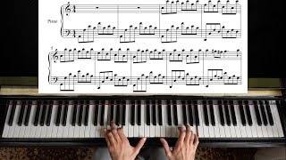 Passacaglia  Handel Halvorsen  Piano Tutorial [upl. by Allisan]