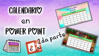 Cómo hacer un CALENDARIO 📅 en Power Point II parte  Miss Kathy  Zukistrukis 💜 [upl. by Ladd682]