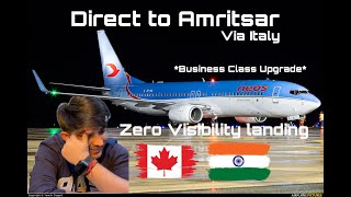 Leaving Canada after 3 years🤔  Canada🍁 to India 🇮🇳🚩 via Italy  Neos Airline Review [upl. by Asirralc673]