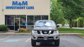 2005 Nissan Frontier SE 4x4 Lifted 115k Miles [upl. by Neehs]