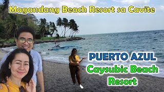 PUERTO AZUL  CAYSUBIC BEACH RESORT IN TERNATE CAVITE Teacher Frells Travel Vlog [upl. by Scot]