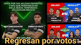 Regresan los eliminados por votación  Exatlón México 8 mas Guapos y mas furiosos [upl. by Alrak]