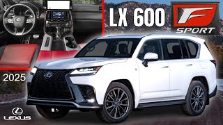 New 2025 Lexus LX 600 F SPORT US Spec Revealed [upl. by Epul]