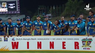 Prize Giving Ceremony  Bangladesh vs Sri Lanka  3rd T20I  Sri Lanka tour of Bangladesh 2024 [upl. by Kreiker]