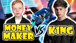 K1NG VS MONEYMAKER 1V1 [upl. by Eceertal301]