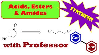 Lactone Synthesis Problem from dibromopropane Organic Chemistry Help Tutorial ester amide [upl. by Adlanor]