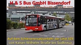 Sound Bus MercedesBenz O530 Citaro Facelift G der FA HampS Bus GmbH  OS HS 9331 [upl. by Ojyram]