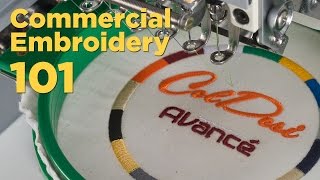 Embroidery 101  Commercial Embroidery Machines vs Consumer Models [upl. by Drexler]