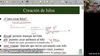 C12P09  Introducción al API pthread  ISI485  Sistemas Operativos [upl. by Emory]