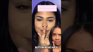 BUTTON NOSE CONTOUR HACK 👃 [upl. by Hiltan]