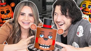 FIVE NIGHTS AT FREDDYS Fazbear CAKE ft Markiplier  NERDY NUMMIES [upl. by Spoor]