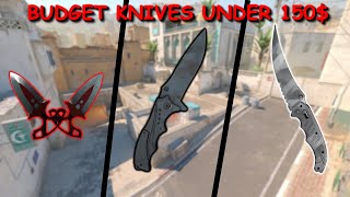 CS2  BEST LOOKING BUDGET KNIVES UNDER 150 [upl. by Perkoff]