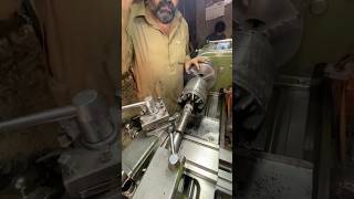 Hammer use in Shaft Balance youtubeshorts machine lathemachine shortvideo [upl. by Terrena]