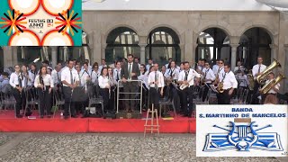 BANDA MUSICAL de MANCELOS  Sábado de tarde  FESTAS do JUNHO  Amarante 2024 [upl. by Llewoh953]