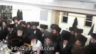 Skulen Sheva Brochos attended by Toldos Aharon amp Toldos tzvi Spinka Rebbes [upl. by Arotahs331]