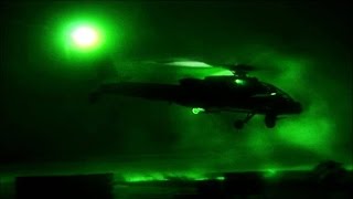 Actual Footage of Desert Storms First Apache Strikes [upl. by Mart]