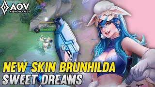 AOV  NEW SKIN BRUNHILDA SWEET DREAMS  EFFECT REVIEW  ARENA OF VALOR [upl. by Yrruc]