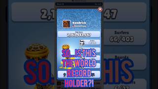 Did I Play the World Record Holder subwaysurfers shorts worldrecord [upl. by Onifled]